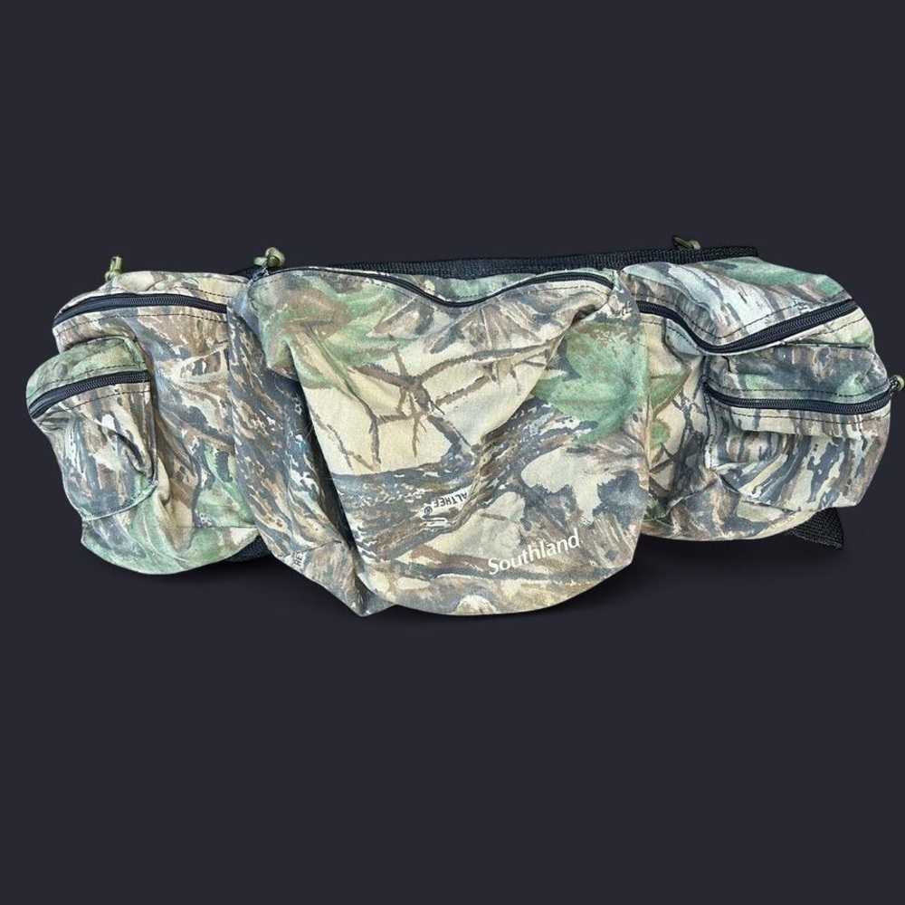 Tan/Brown Green Southland Realtree Camo Camouflage Fanny Pack Waist Pack